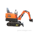 1.2 Ton Micro Excavator Hydraulic excavator digging a swimming pool. Manufactory